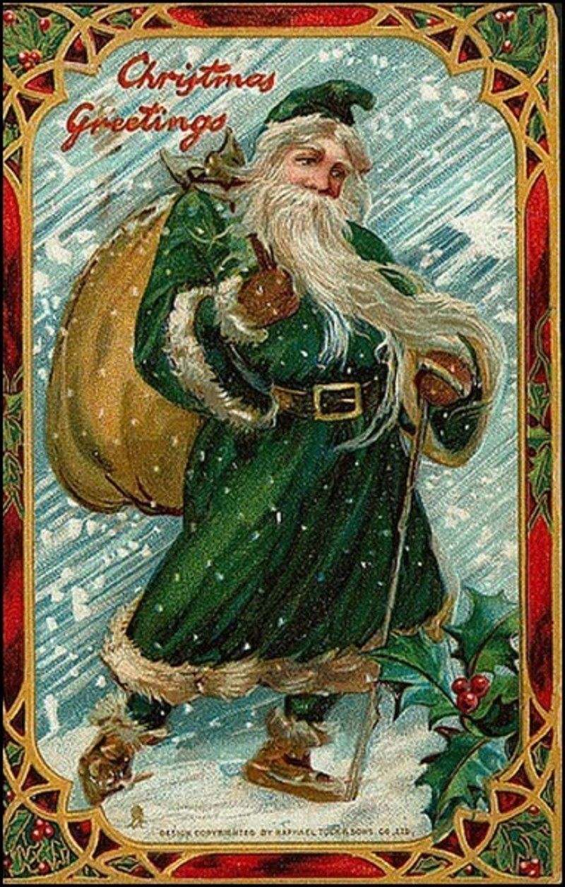 CARTES ANCIENNES PERE NOEL - pére noel images anciennes