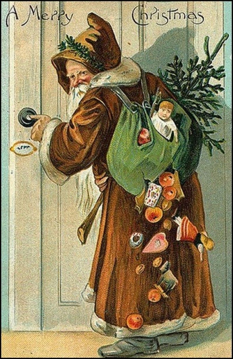 CARTES ANCIENNES PERE NOEL - pére noel images anciennes